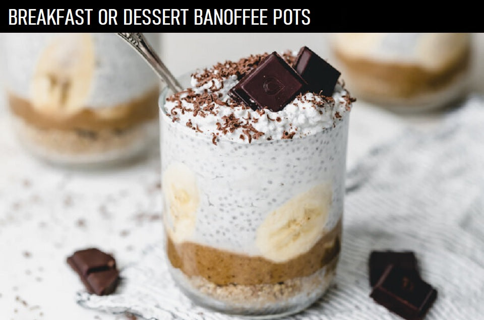 BREAKFAST OR DESSERT BANOFFEE POTS