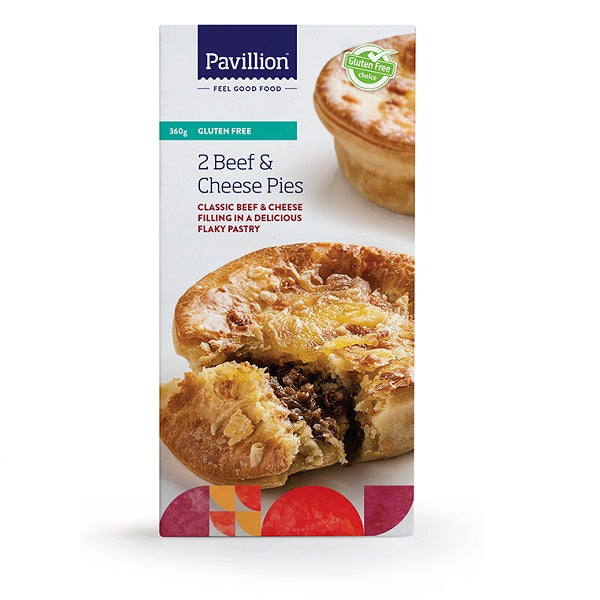 Pavillion - Pies - Beef & Cheese 2 Pack 360g