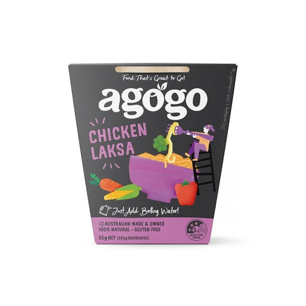 Agogo - Instant Meal - Chicken Laksa 80g
