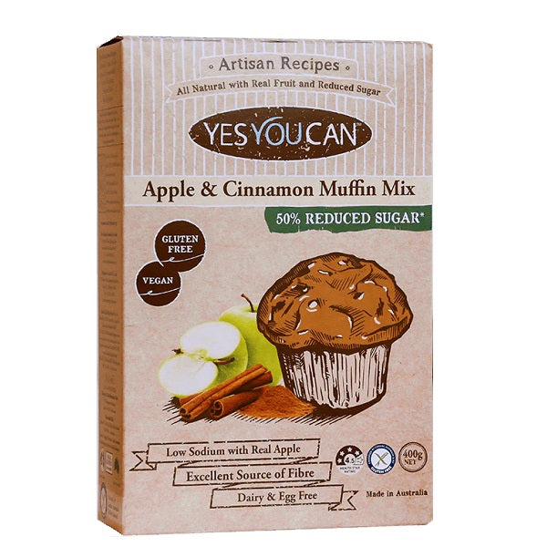 Yes You Can - Cake Mix - Apple Cinnamon Muffin 400g