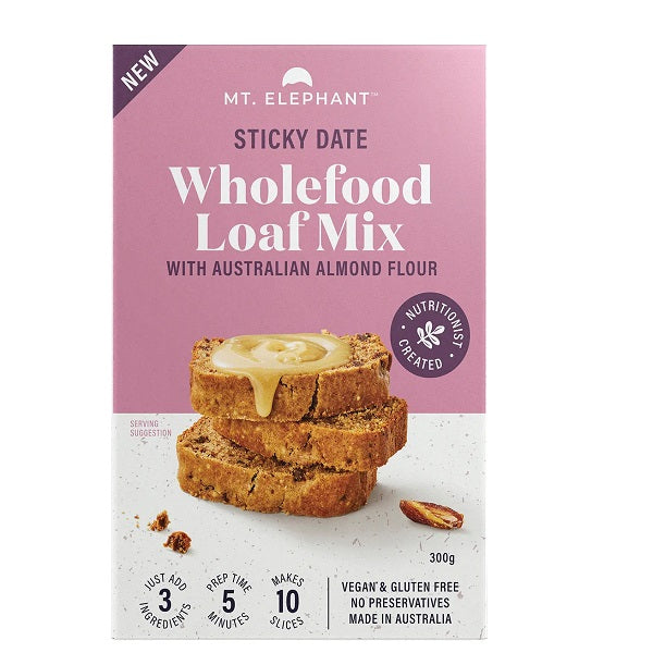 Mt Elephant Bread Mix - Sticky Date 300g