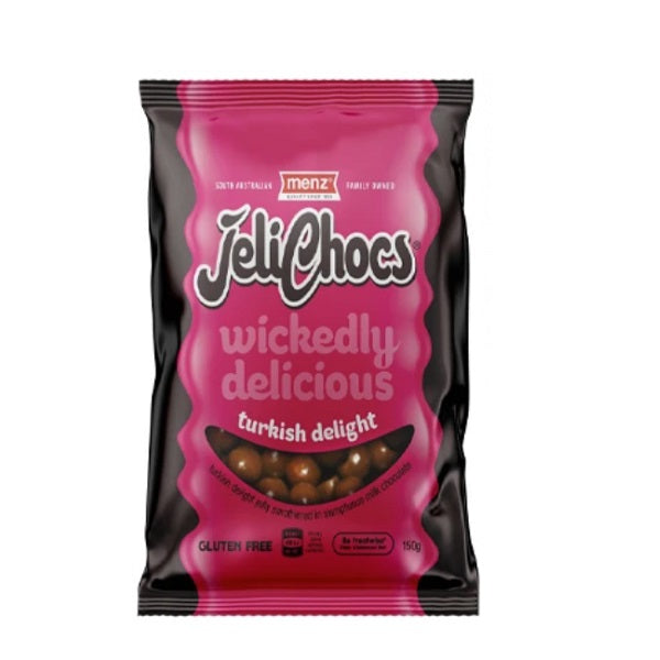 Menz - Jeli Chocs - Wickedly Delicious Turkish Delight 150g