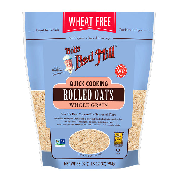 Bobs Red Mill Regular Wheat Free Quick Cooking Oats 794g