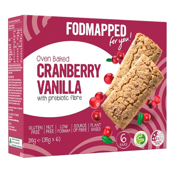 Fodmapped - Baked Biscuits - Cranberry Vanilla 210g