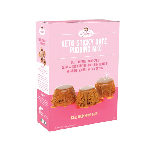 Melinda's Keto Sticky Date Pudding Mix 255g