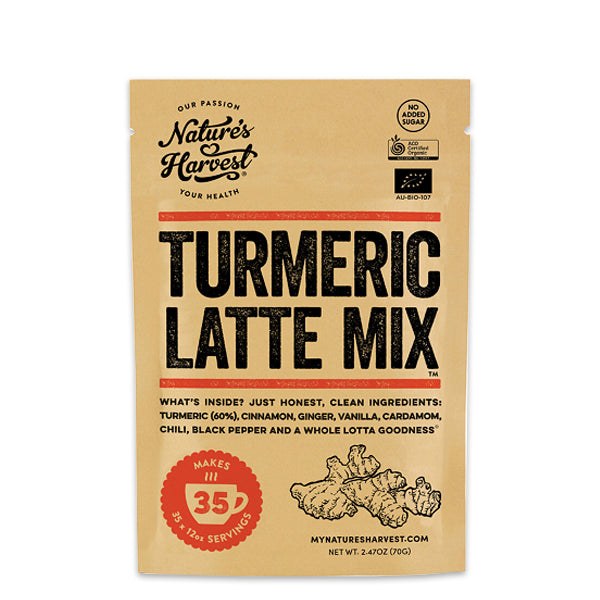 Nature's Harvest - Turmeric Latte Mix 70g 35 serves