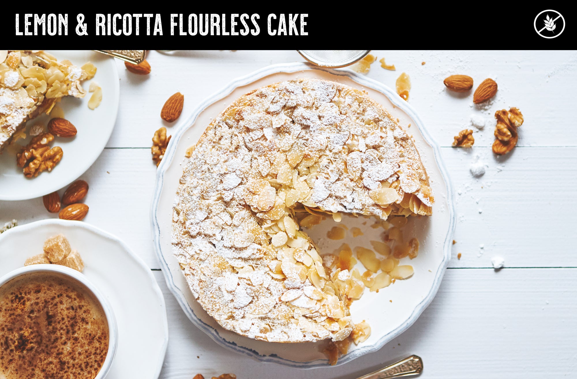 Lemon & Ricotta Flourless Cake