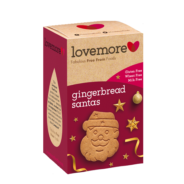 Lovemore Gingerbread Santas 195g