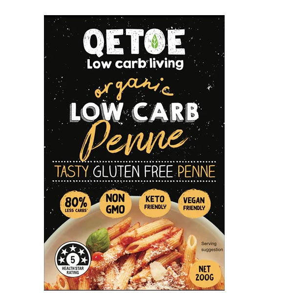 Qetoe Low Carb Pasta - Penne 200g