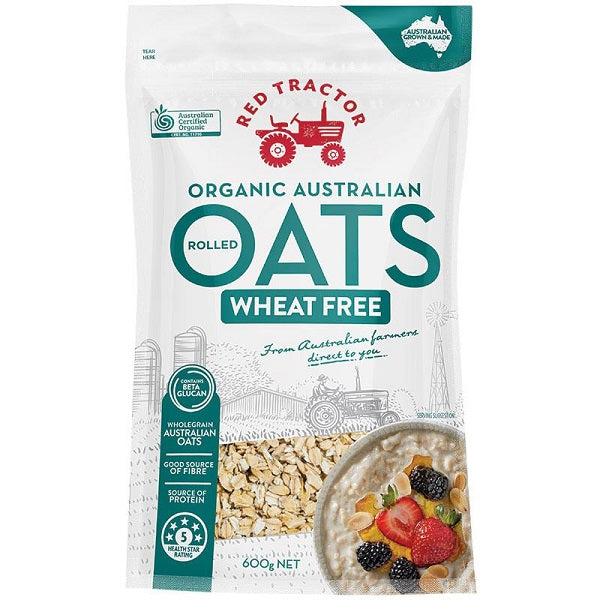 Red Tractor Organic Wheat Free Australian Oats 600g
