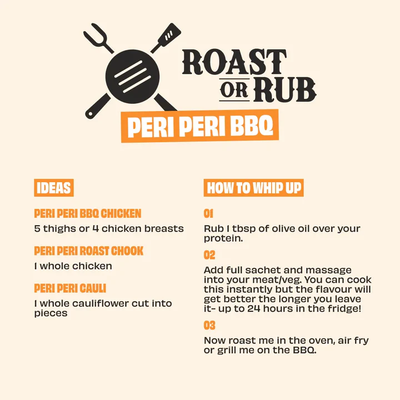 Mingle BBQ Rub - Peri Peri 25g