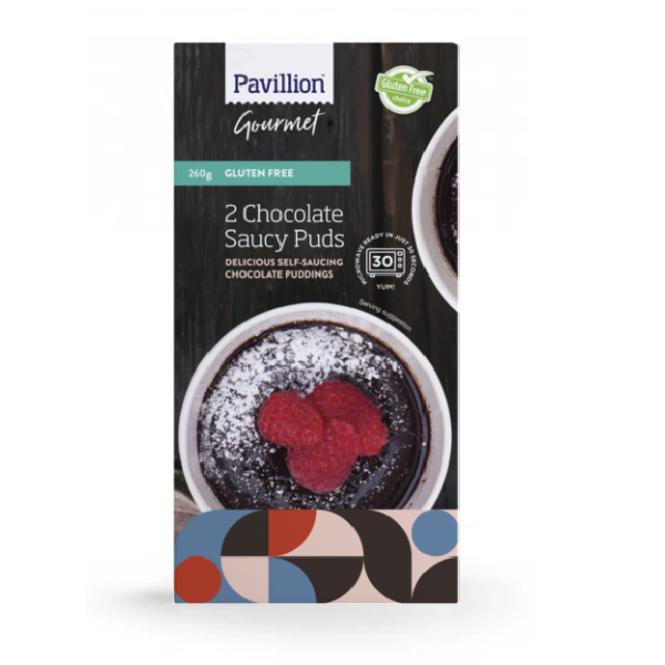 COMING SOON: Pavillion - Chocolate Saucy Puds (2 Pack) 260g