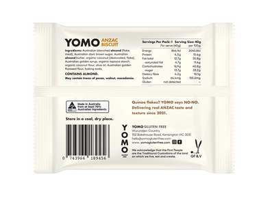 COMING SOON Yomo Cookie - ANZAC 40g