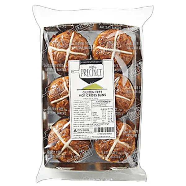 Gluten Free Precinct - Hot Cross Bun Choc Chip (6) 500g