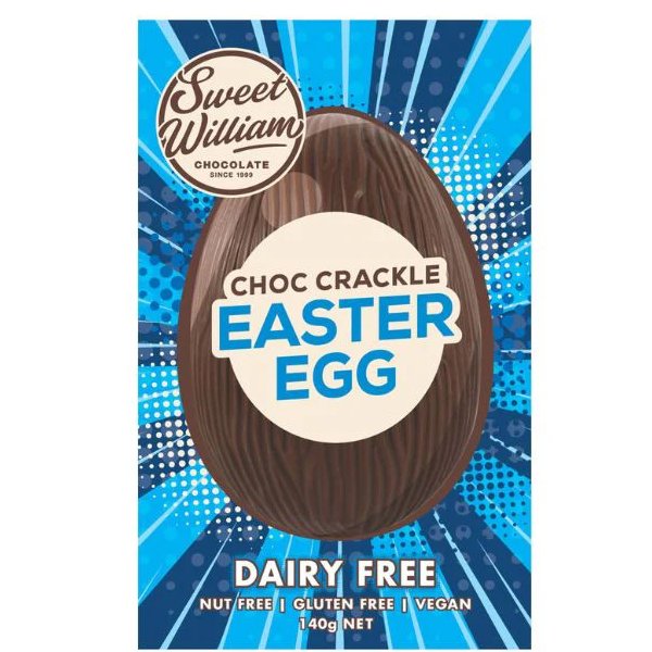 Sweet William Easter Egg - Chocolate Crackle 140g
