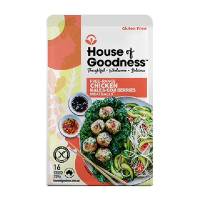 House Of Goodness - Meatballs - Chicken, Kale & Goji 320g