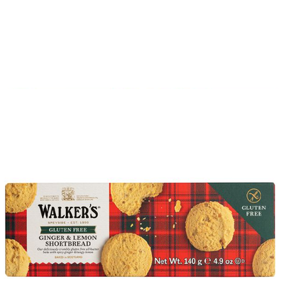 Walkers Shortbread - Ginger & Lemon 140g