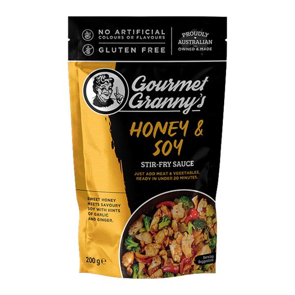 Gourmet Granny's - Stir Fry Sauce - Honey & Soy 200g