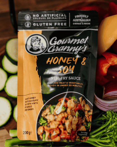 Gourmet Granny's - Stir Fry Sauce - Honey & Soy 200g