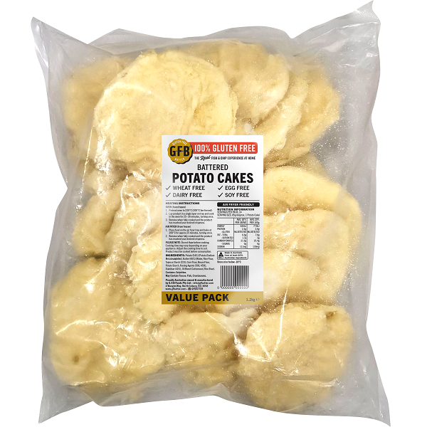 GF Batter - Battered Potato Cakes Value Pack 1.2kg