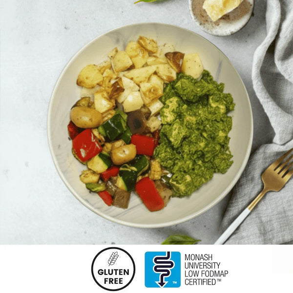 We Feed You - Pesto Chicken with Roasted Vegetables