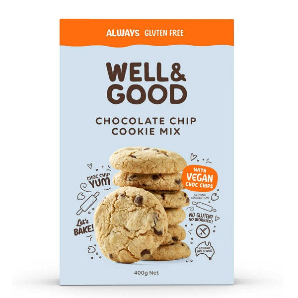 Well & Good - Chocolate Chip Cookie Mix 400g