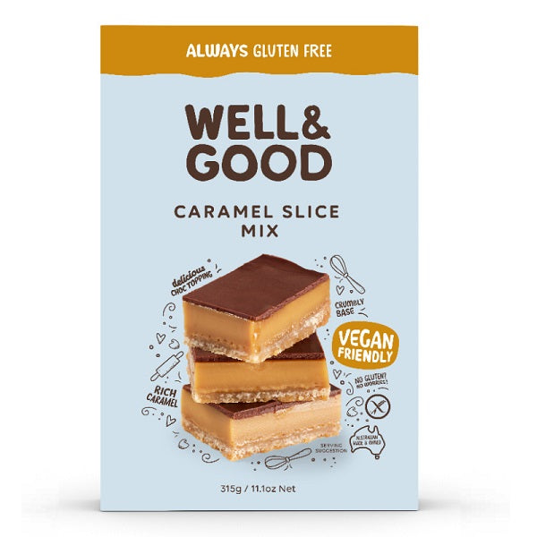 Well & Good - Caramel Slice Mix 315g