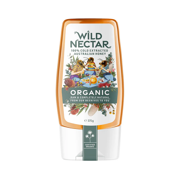 Wild Nectar - Organic Raw Honey 375g
