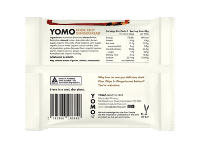 COMING SOON Yomo Cookie - Choc Chip Gingerbread 40g
