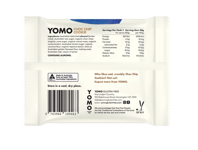 COMING SOON Yomo Cookie - Choc Chip 40g