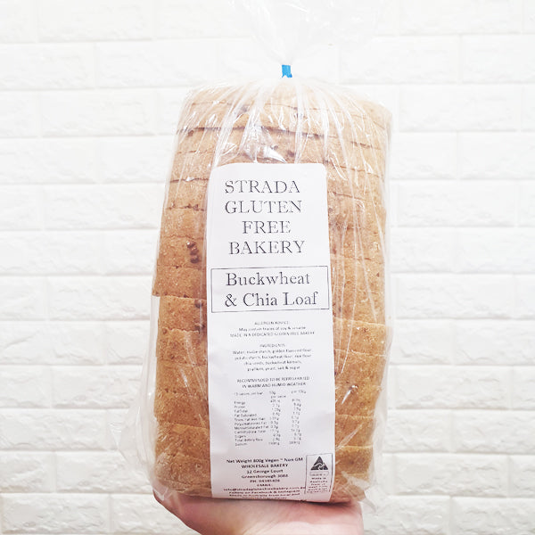 Strada Bakery - Hi Tin Buckwheat & Chia Loaf Sliced 800g