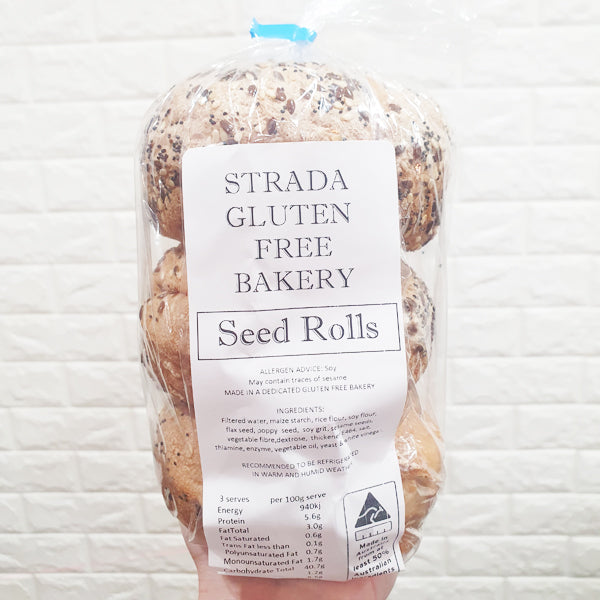 Strada Bakery - Seed Round Rolls (3 Pack)