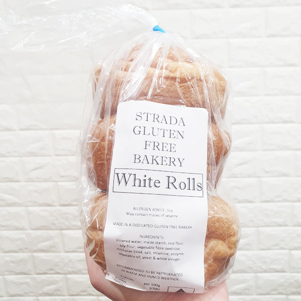 Strada Bakery - Plain Burger Buns Pack of 4 360g