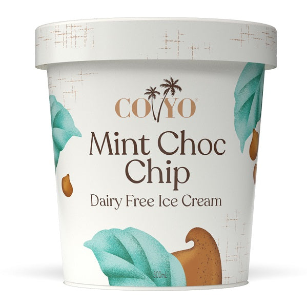 Coyo Ice Cream - Mint Choc Chip 500ml