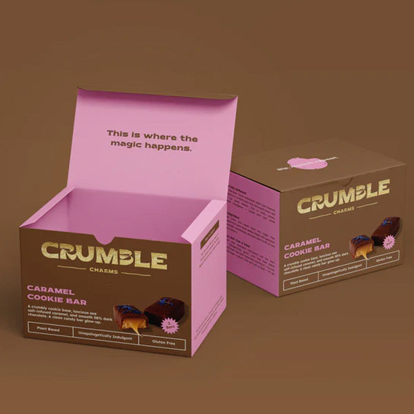 Crumble Charms Caramel Cookie Bar (2 Pack)