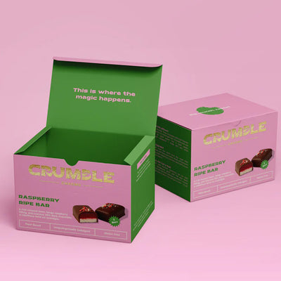 Crumble Charms Raspberry Ripe Bar (2 Pack)