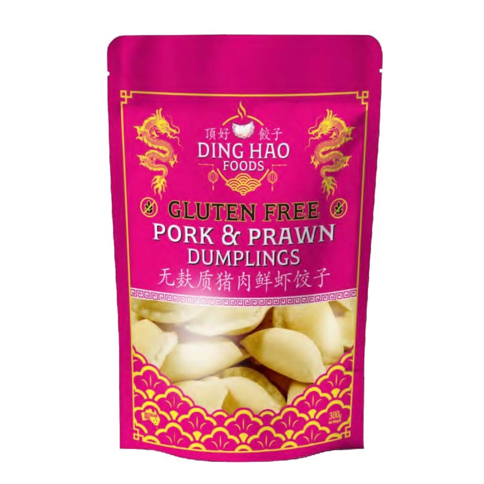 Ding Hao Dumplings - Pork & Prawn 300g