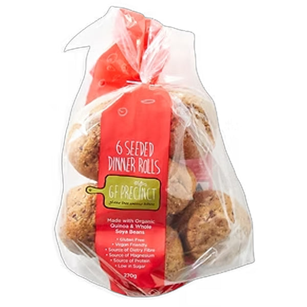 GF Precinct Dinner Rolls – Seeded Pack of 6