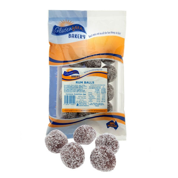 Gluten Free Bakery - Rum Balls - 12 Pack 400g