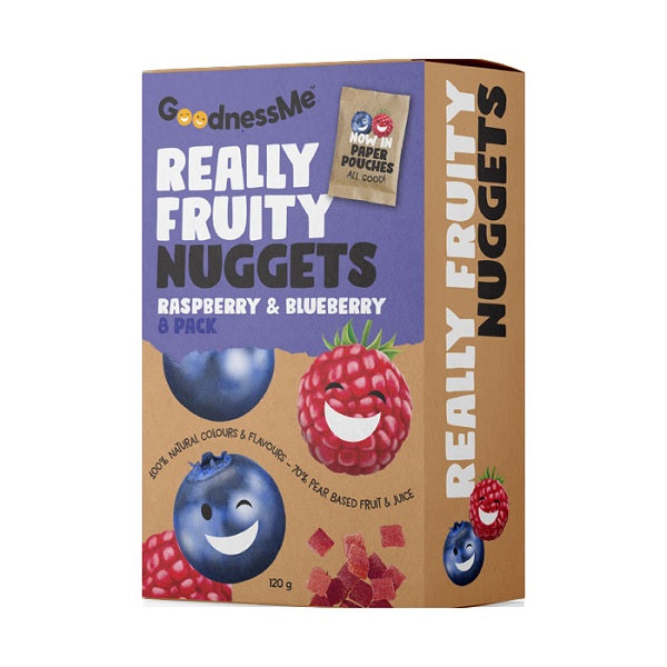 Goodness Me - Fruit Nuggets - Raspberry Blueberry 119g