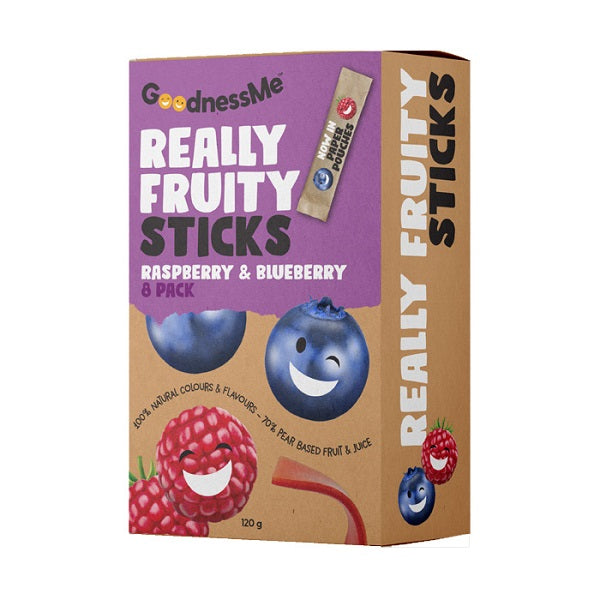 Goodness Me - Fruit Sticks - Raspberry Blueberry 119g