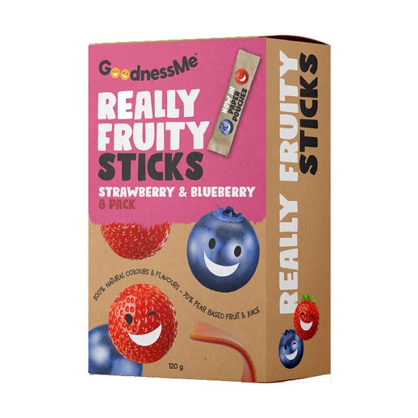 Goodness Me - Fruit Sticks - Strawberry Blueberry 120g