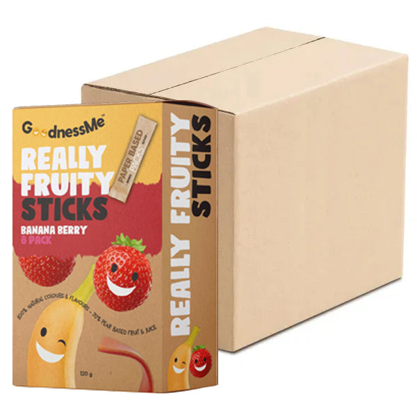 Goodness Me - Sticks - Banana & Berry Carton (6 x 120g)