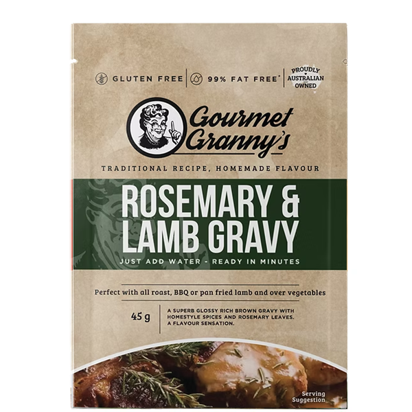 Gourmet Granny's - Dry Mix - Rosemary & Lamb Gravy 45g