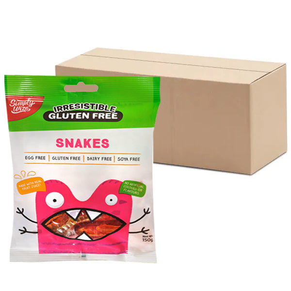 Simply Wize - Irresistible Snakes Carton (12 x 150g)