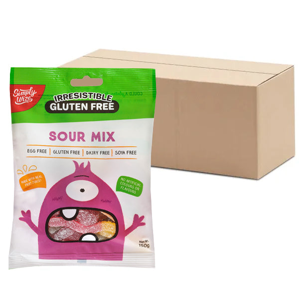 Simply Wize - Irresistible Sour Mix Carton (12 x 150g)