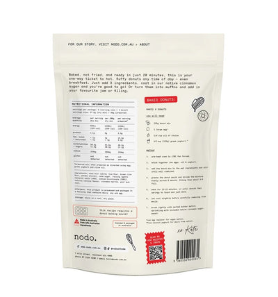 Nodo Baked Not Fried Donut Mix 300g