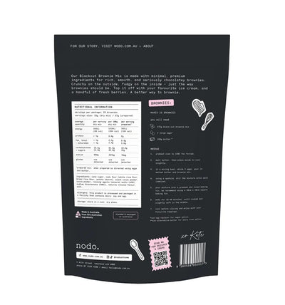 Nodo Blackout Brownie Mix 375g