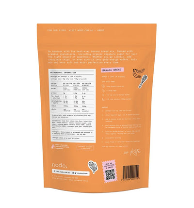 Nodo Best Ever Banana Bread Mix 350g