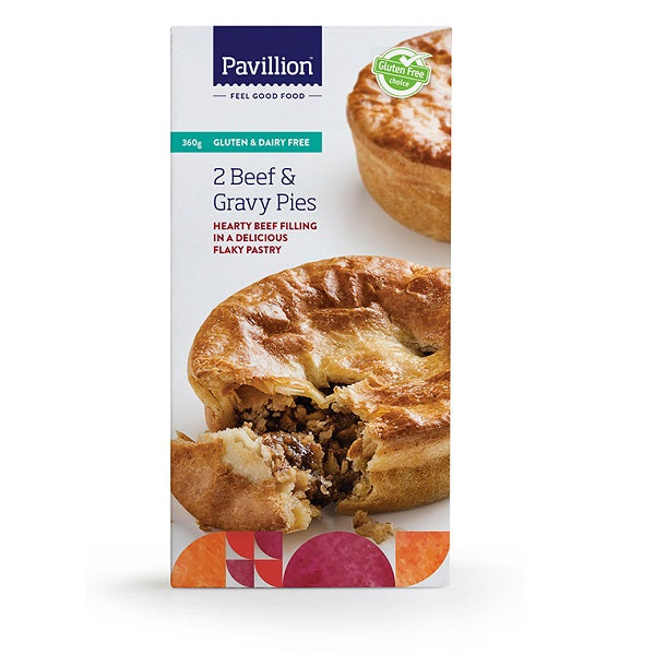 Pavillion - Pies - Beef & Gravy 2 Pack 360g